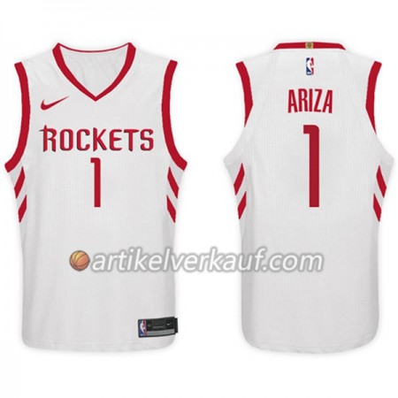 NBA Houston Rockets Trikot Trevor Ariza 1 Nike 2017-18 Weiß Swingman - Herren